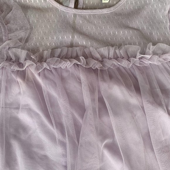 Miss Selfridge Pastel Purple Sheer Romantic Top - Picture 7 of 7